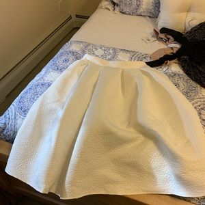 Rachel parcell white skirt